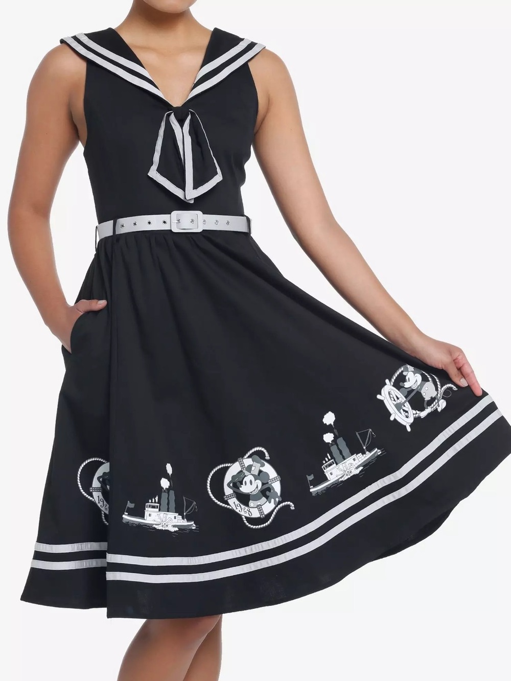 Her Universe Steamboat Willy Mickey Mouse Disney Retro Sailor Dress 24 3X 4X